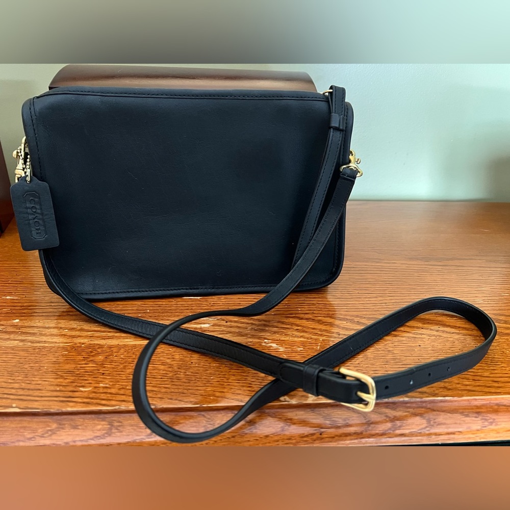 Coach Black Leather Crossbody